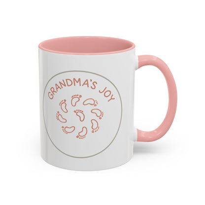 Accent Coffee Mug - Grandma's Joy | Perfect Gift for Grandparents, Coffee Lovers, Family Gatherings, Birthdays, Special [...]