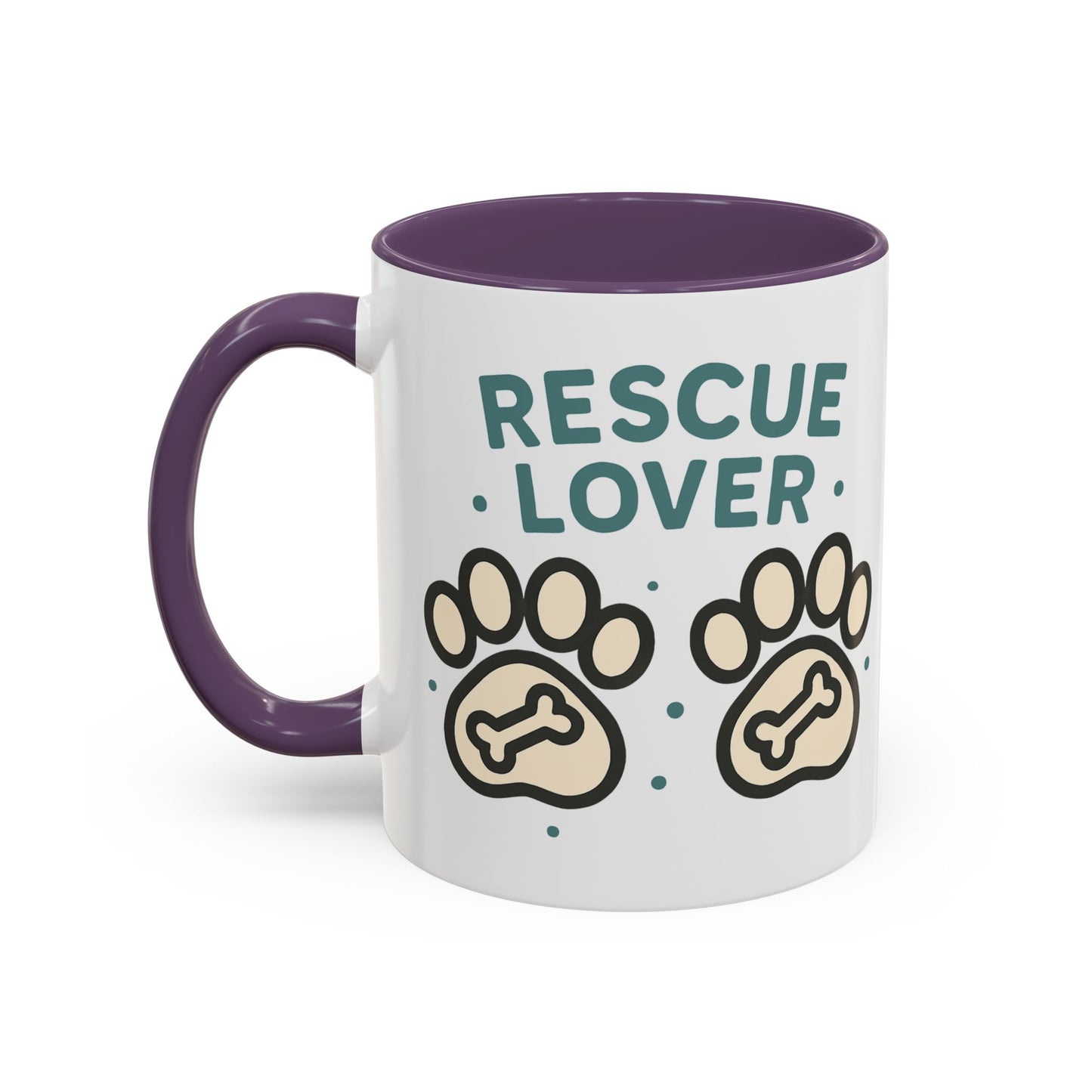 Rescue Lover Coffee Mug, Pet Owner Gift, Animal Rescue Merchandise, Dog Lover Cup, Rescue Pet Appreciation