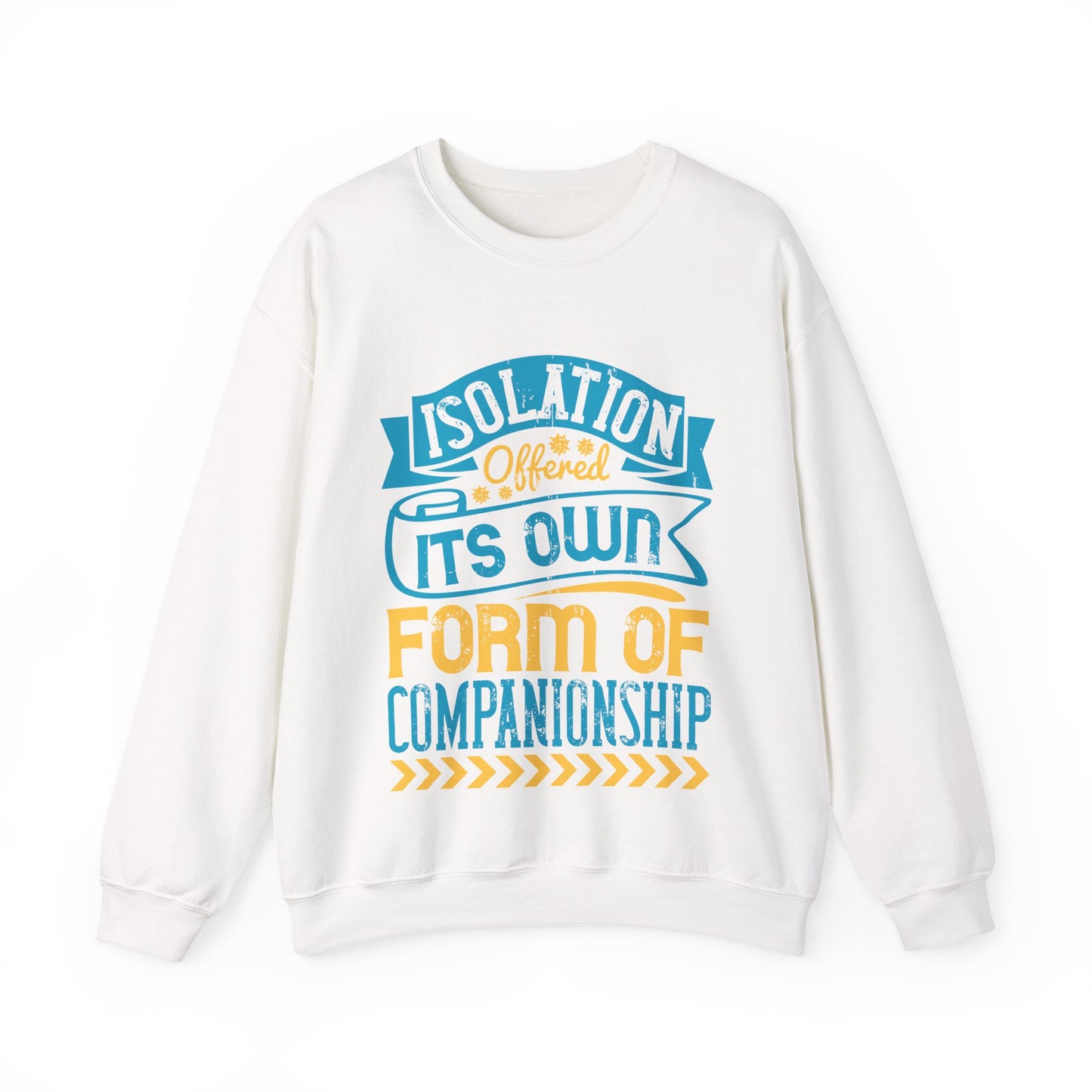 Isolation offered its own form of companionship-01 — Unisex Heavy Blend Crewneck (G18000)