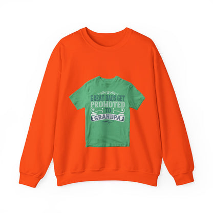 Great dads get promoted to grandpa-02 — Unisex Heavy Blend Crewneck (G18000)