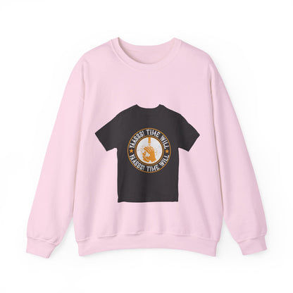 Yaasss Time will heal everything — Unisex Heavy Blend Crewneck (G18000)