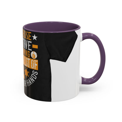 Keep those creative juices flowing. You have a lot of time on your hands! — Accent Mug 11/15oz