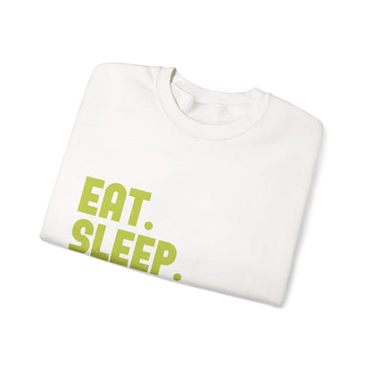 eat sleep quarantine repeat-01 — Unisex Heavy Blend Crewneck (G18000)