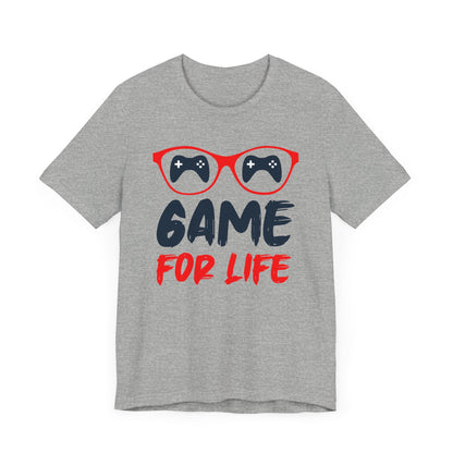 Game For Life T-shirt, Gameboy Tshirt, Gamer Shirt, Game Lover Unisex Shirt, Sunglasses Crewneck Shirt, Short Sleeve Tee, Gift for Him