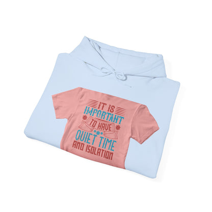 Isolation offered its own form of companionship — Unisex Heavy Blend Hoodie (G18500)