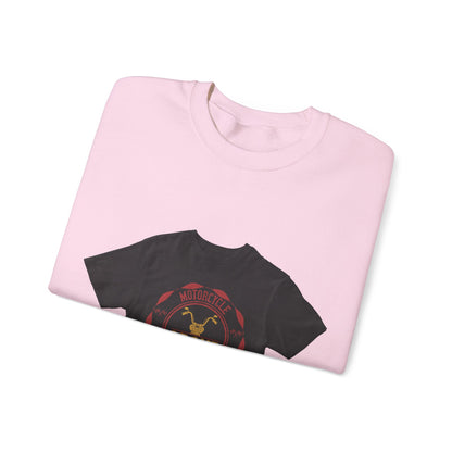 motorcycle group riding — Unisex Heavy Blend Crewneck (G18000)