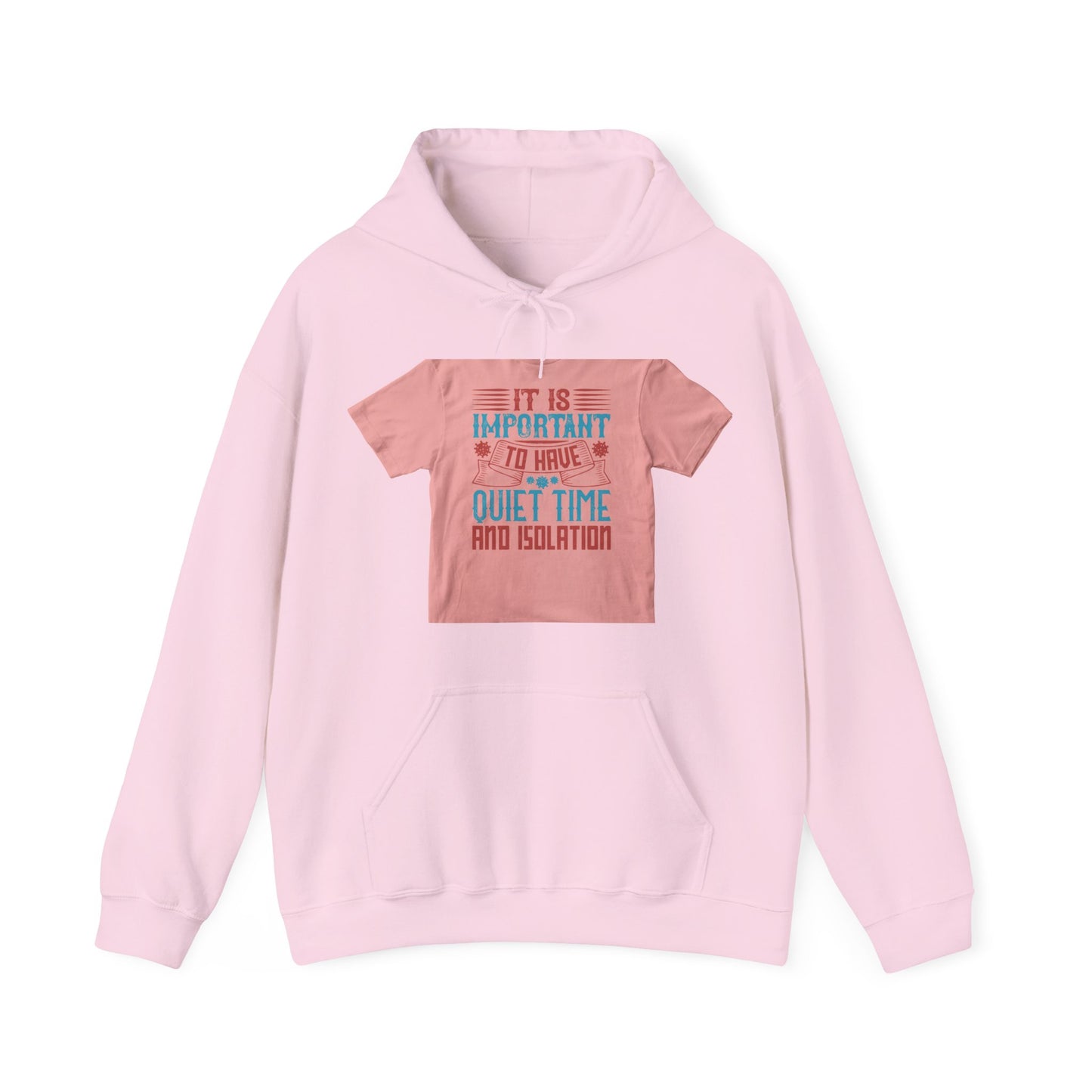 Isolation offered its own form of companionship — Unisex Heavy Blend Hoodie (G18500)