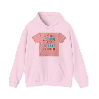 Isolation offered its own form of companionship — Unisex Heavy Blend Hoodie (G18500)