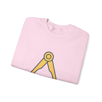 Plain Square and compass — Unisex Heavy Blend Crewneck (G18000)