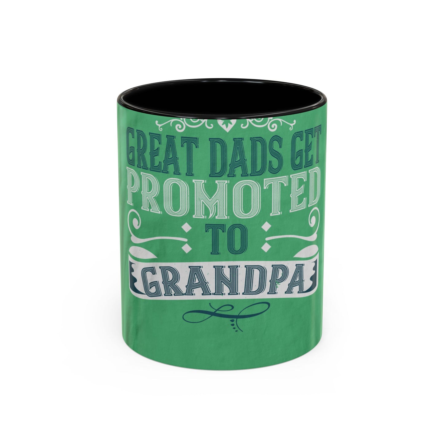 Great dads get promoted to grandpa-02 — Accent Mug 11/15oz