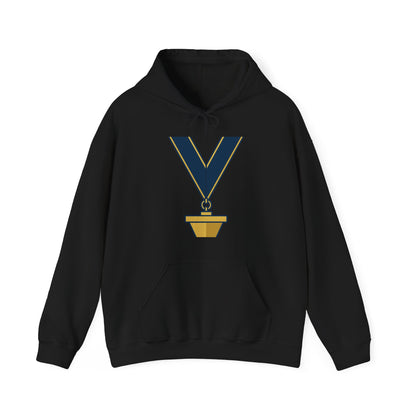 Junior Warden JW-- the plumb — Unisex Heavy Blend Hoodie (G18500)