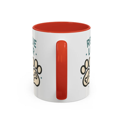 Rescue Lover Coffee Mug, Pet Owner Gift, Animal Rescue Merchandise, Dog Lover Cup, Rescue Pet Appreciation