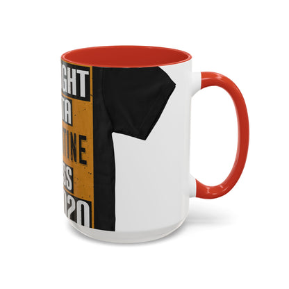 straight outta quarantine class of 2020 — Accent Mug 11/15oz