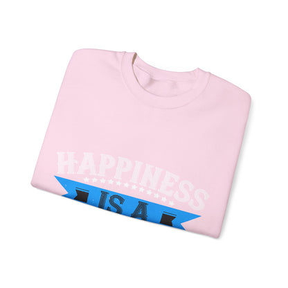 Happiness is a grandpa hug-01 — Unisex Heavy Blend Crewneck (G18000)