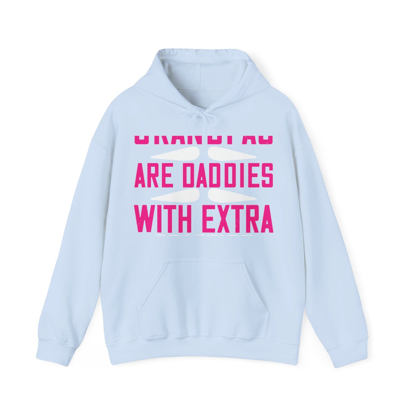 Grandpas are daddies with extra practice-01 — Unisex Heavy Blend Hoodie (G18500)