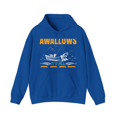 as long as she awallows itΓÇÖs all good-01 — Unisex Heavy Blend Hoodie (G18500)