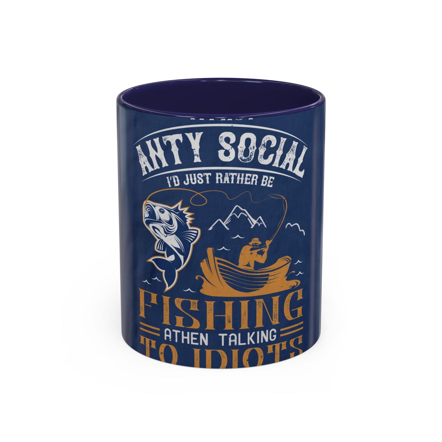 im not ANTY SOCIAL — Accent Mug 11/15oz