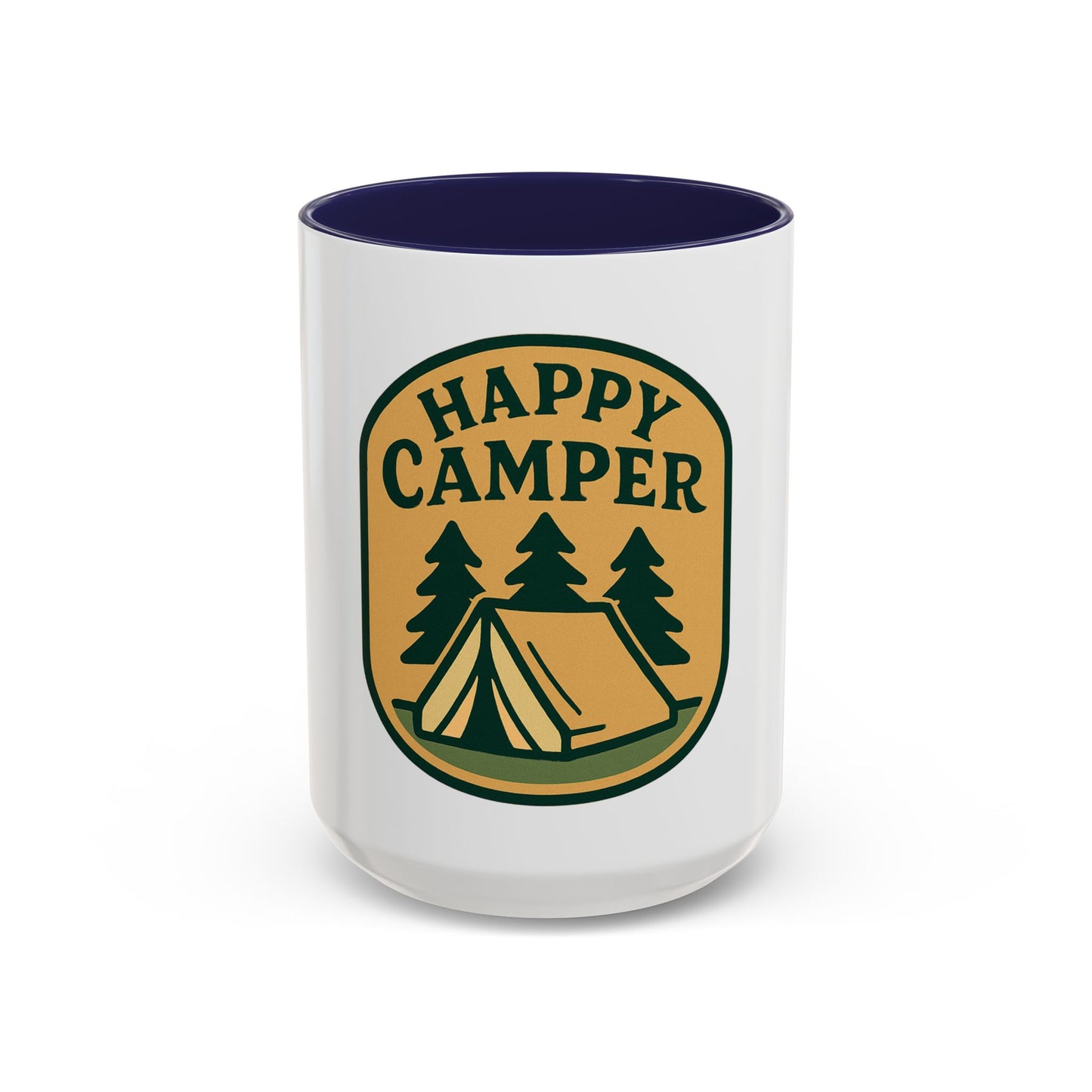 Happy Camper Coffee Mug - Fun Camping Gift, Outdoor Lover's Mug, Adventure Coffee Cup, Holiday Gift, Camping Decor