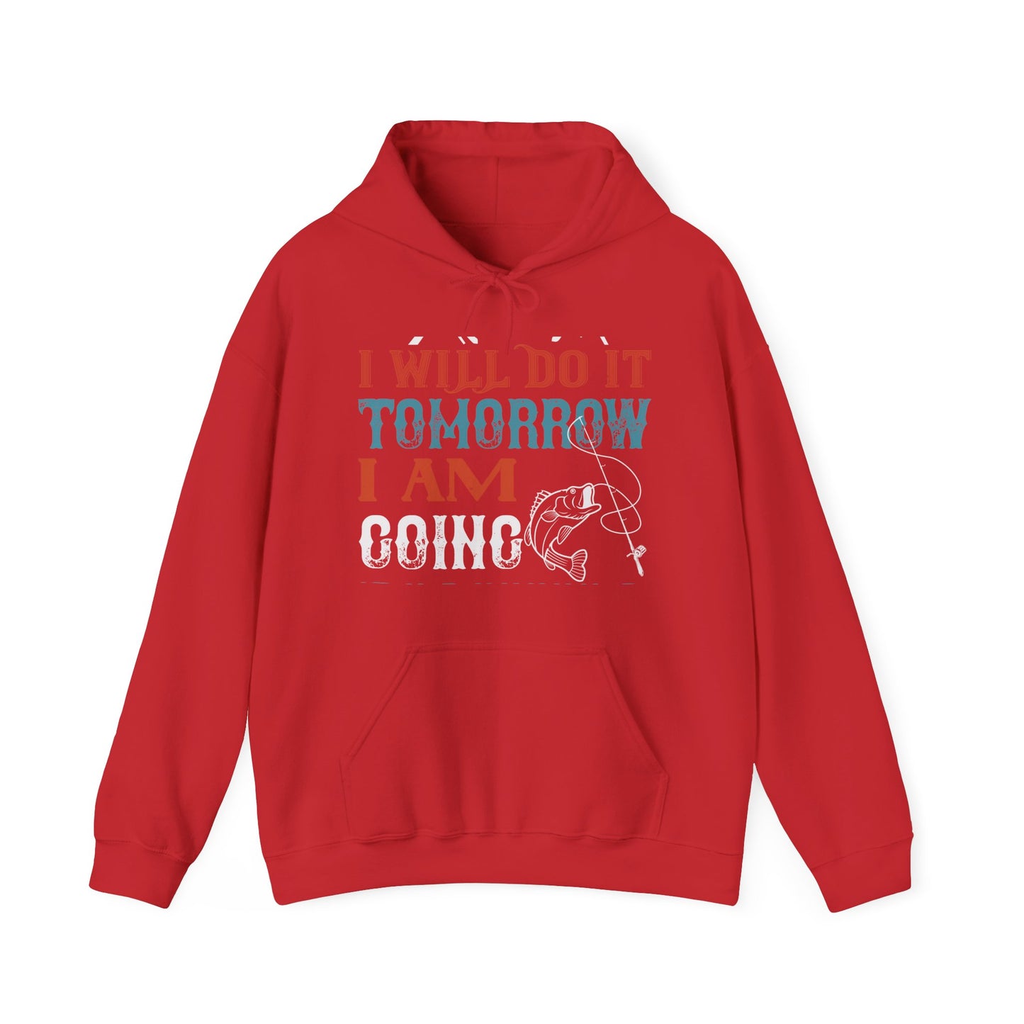 I WILL DO IT TOMORROW-01 — Unisex Heavy Blend Hoodie (G18500)