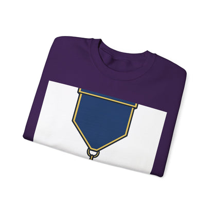 Junior Warden -JW - white bg — Unisex Heavy Blend Crewneck (G18000)