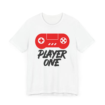 Player One T-shirt, Player Tshirt, Gaming Shirt, Gameboy Unisex Shirt, Game Lover Crewneck Shirt, Short Sleeve Tee, Gift for Him