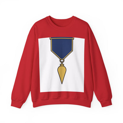 Junior Warden -JW - white bg — Unisex Heavy Blend Crewneck (G18000)