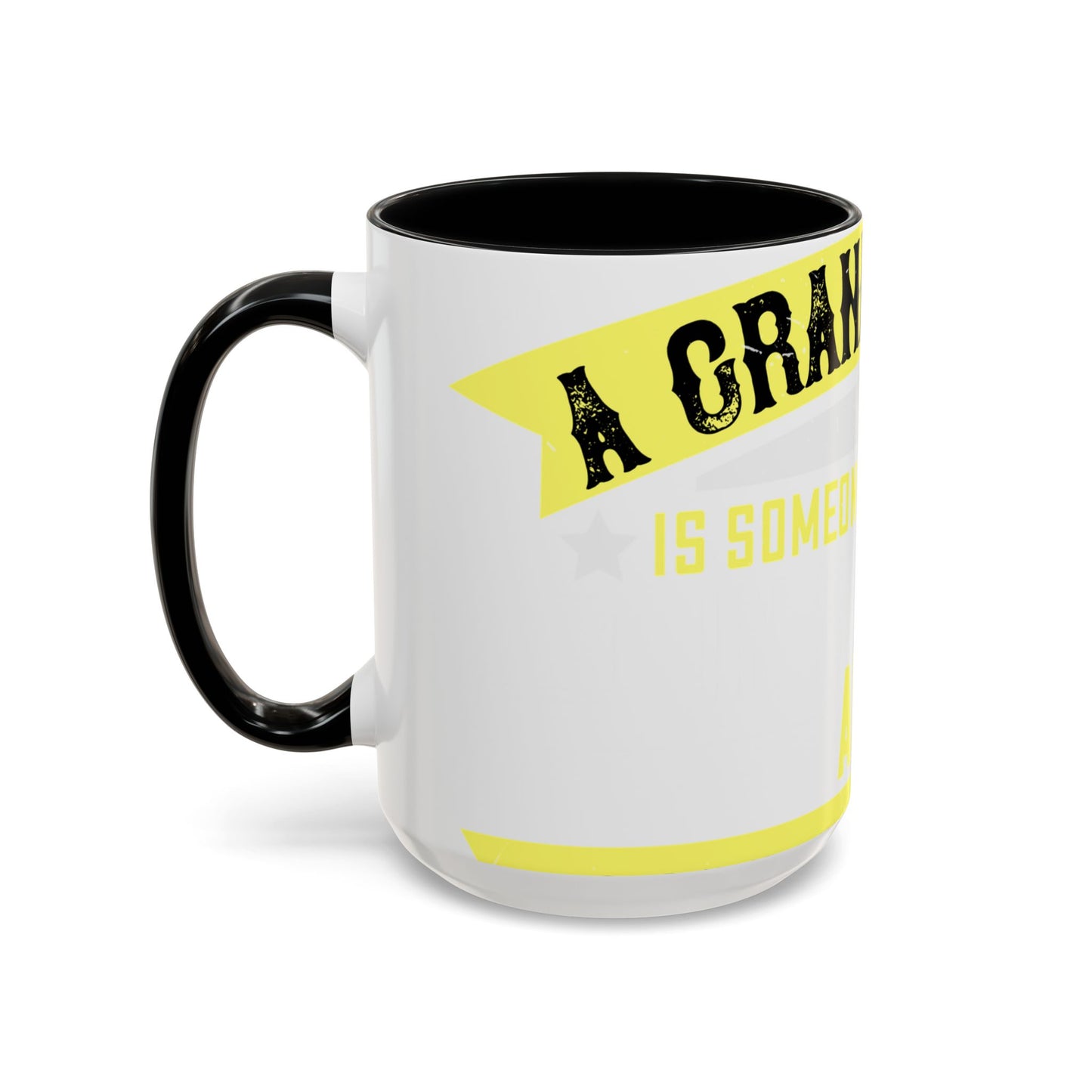 A grandfather is someone with silver-01 — Accent Mug 11/15oz