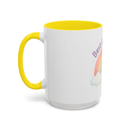 Best Aunt Ever Rainbow Coffee Mug, Gift for Aunts, 11oz, 15oz, Cute Mug, Birthday Gift, Unique Coffee Cup