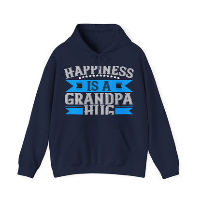 Happiness is a grandpa hug-01 — Unisex Heavy Blend Hoodie (G18500)