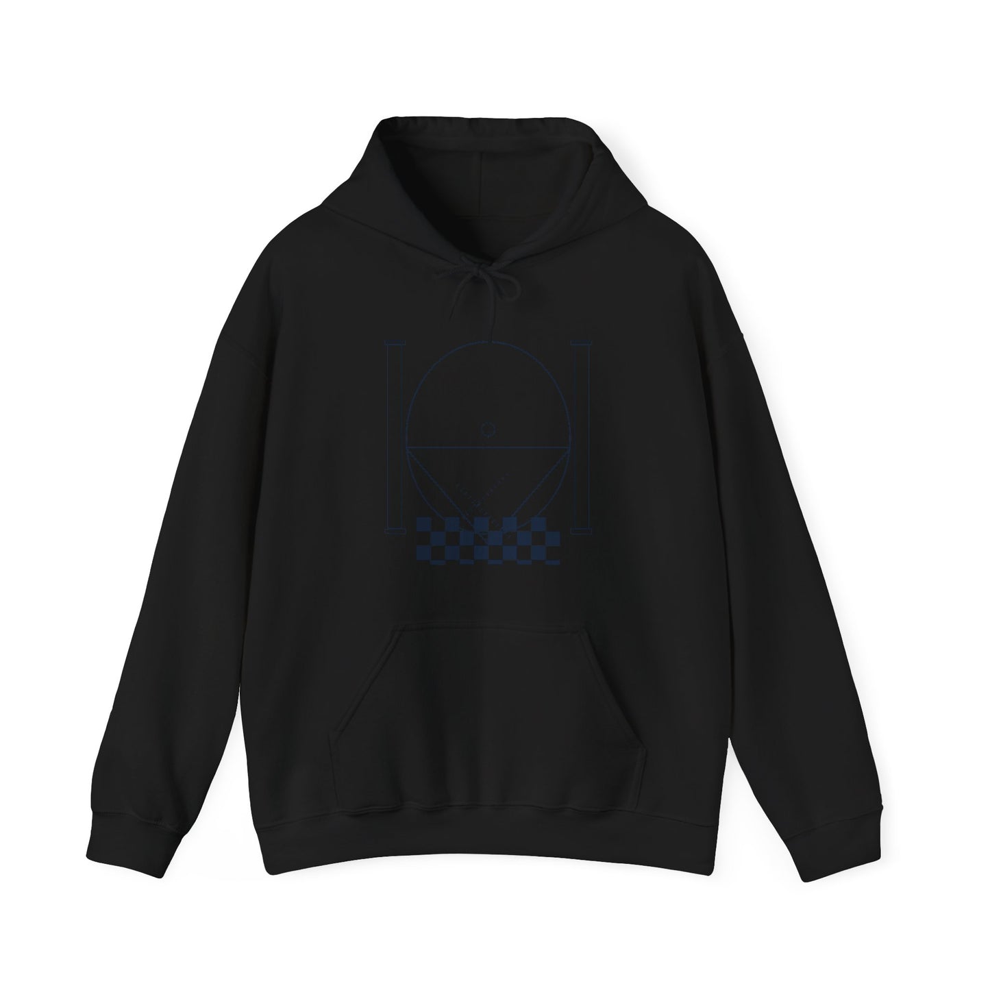 Masonic_Pillars_Crest_5400 — Unisex Heavy Blend Hoodie (G18500)