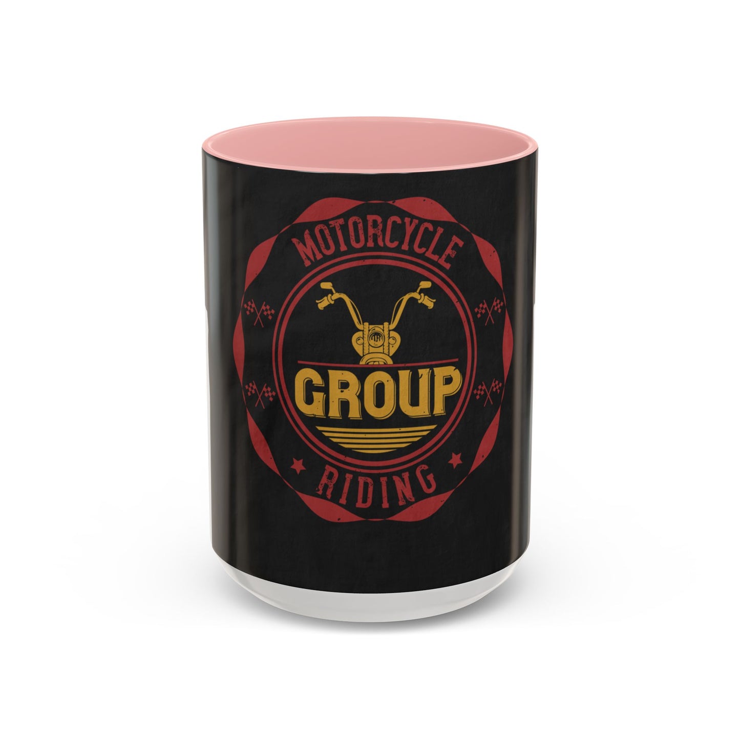 motorcycle group riding — Accent Mug 11/15oz