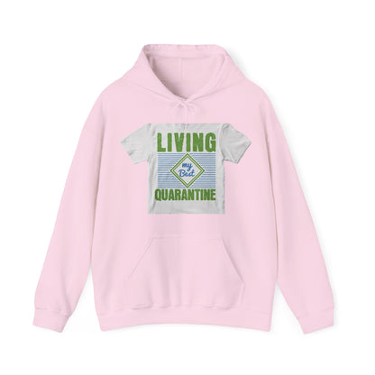 living my best quarantine — Unisex Heavy Blend Hoodie (G18500)
