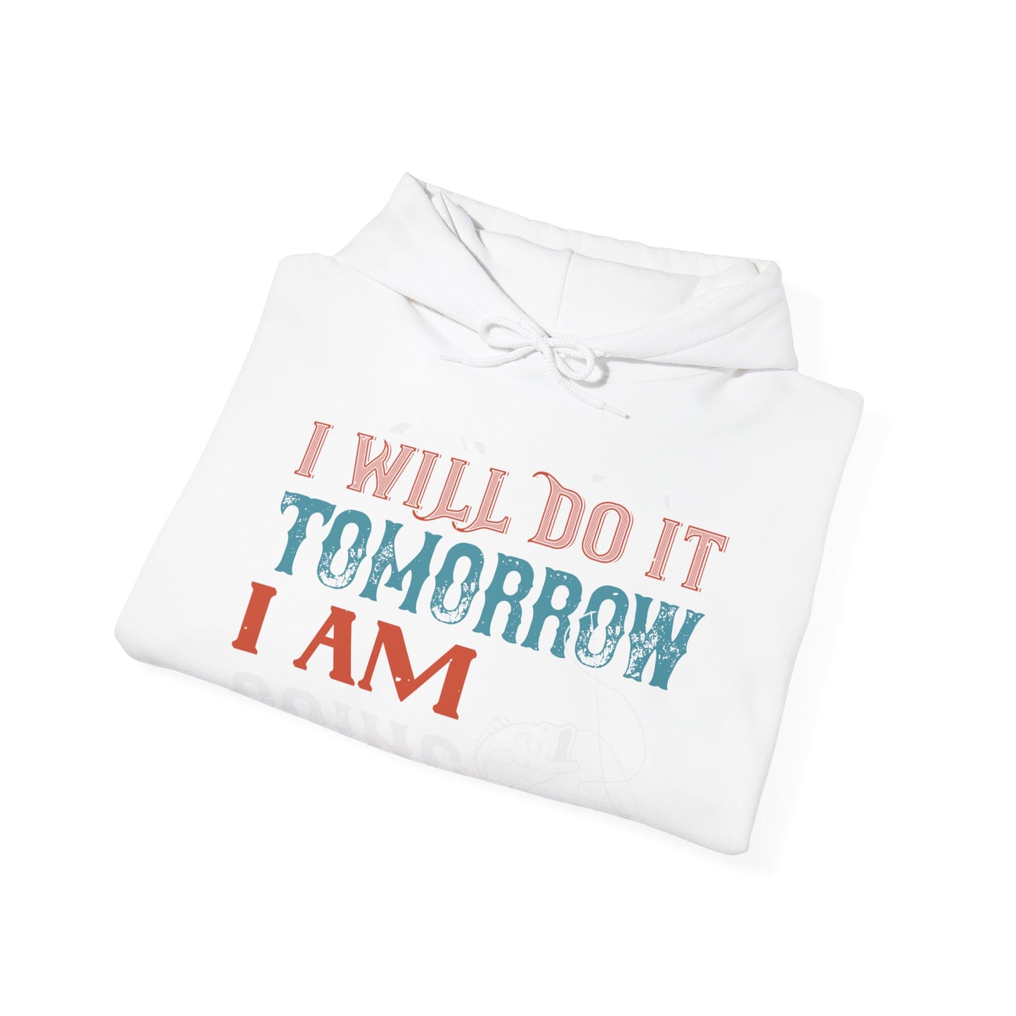 I WILL DO IT TOMORROW-01 — Unisex Heavy Blend Hoodie (G18500)