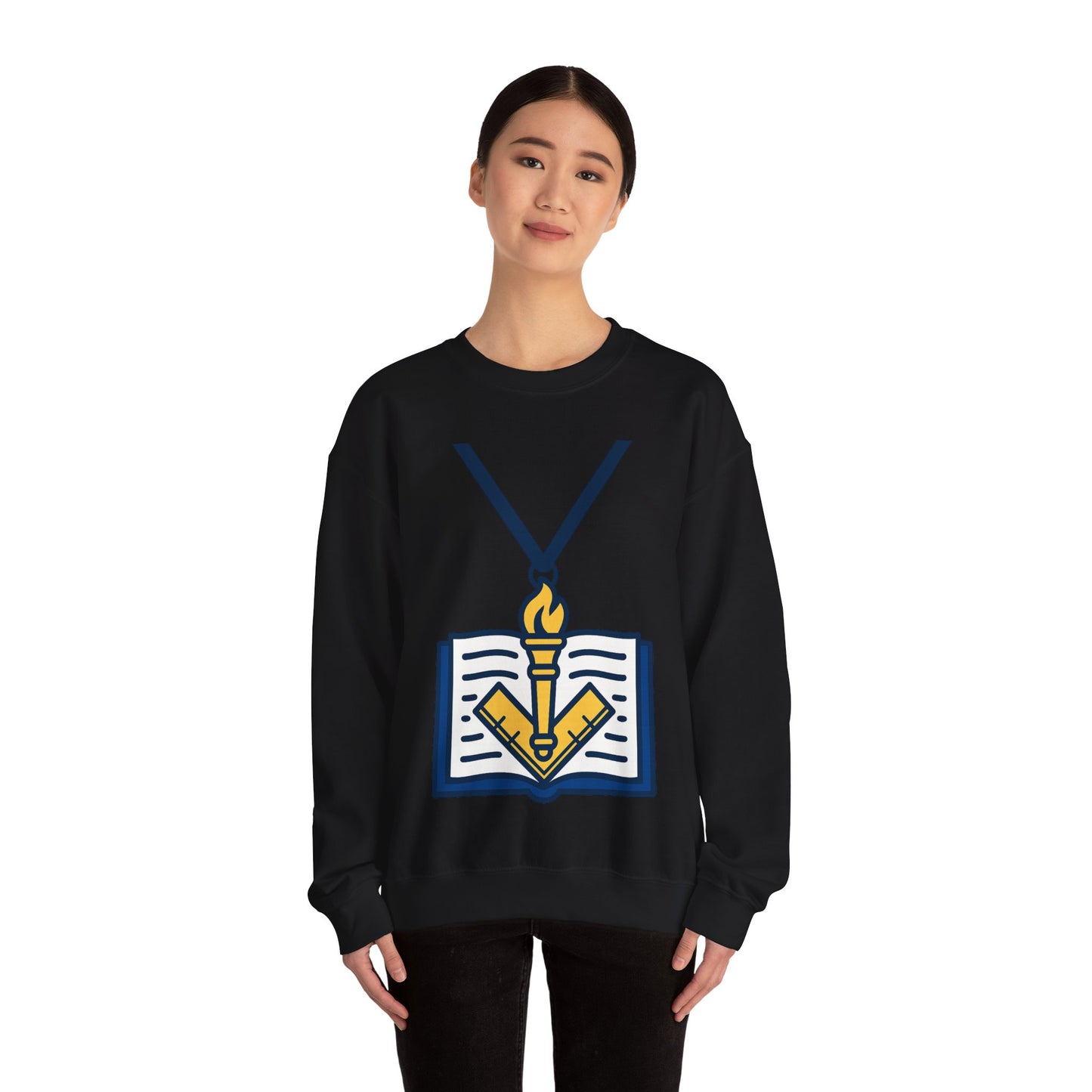 Education Officer - Lecturer - Instructor — Unisex Heavy Blend Crewneck (G18000)
