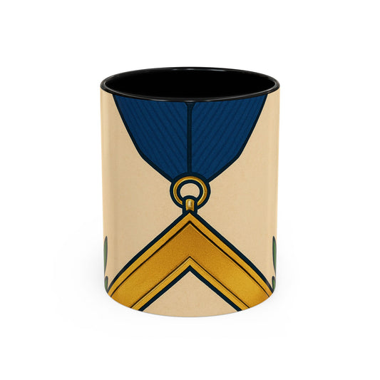 Worshipful master jewel Square — Accent Mug 11/15oz