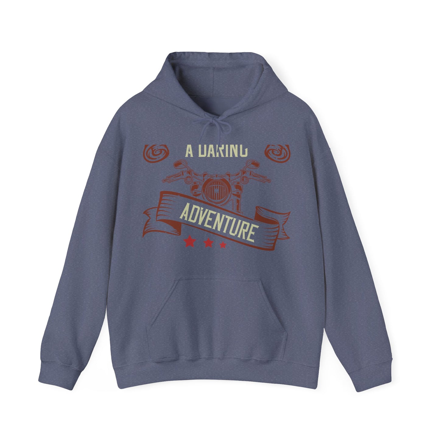 life is either a daring adventure or nothing-01 — Unisex Heavy Blend Hoodie (G18500)