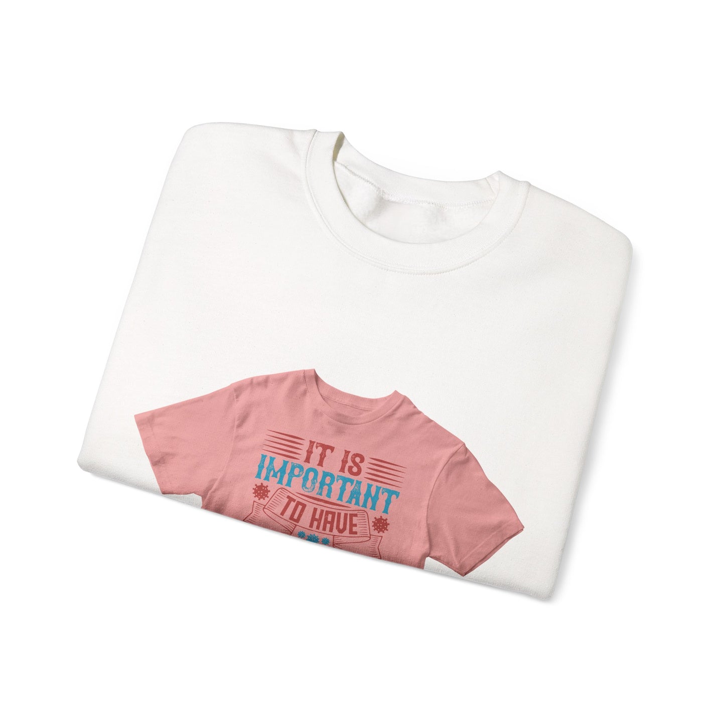 Isolation offered its own form of companionship — Unisex Heavy Blend Crewneck (G18000)