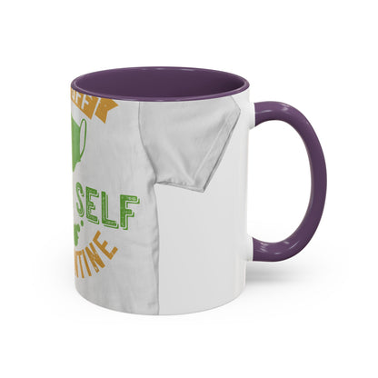back off i'm on self quarantine — Accent Mug 11/15oz