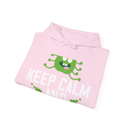 keep calm and quarantine-01 — Unisex Heavy Blend Hoodie (G18500)