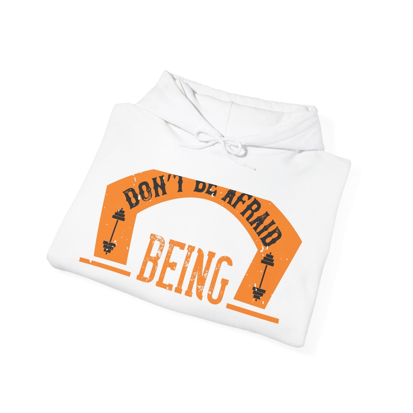 DonΓÇÖt be afraid of being a beginner-01 — Unisex Heavy Blend Hoodie (G18500)