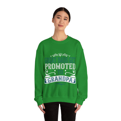 Great dads get promoted to grandpa-2 — Unisex Heavy Blend Crewneck (G18000)