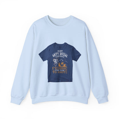 im not ANTY SOCIAL — Unisex Heavy Blend Crewneck (G18000)