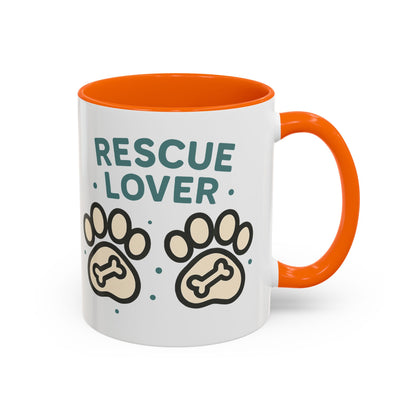 Rescue Lover Coffee Mug, Pet Owner Gift, Animal Rescue Merchandise, Dog Lover Cup, Rescue Pet Appreciation