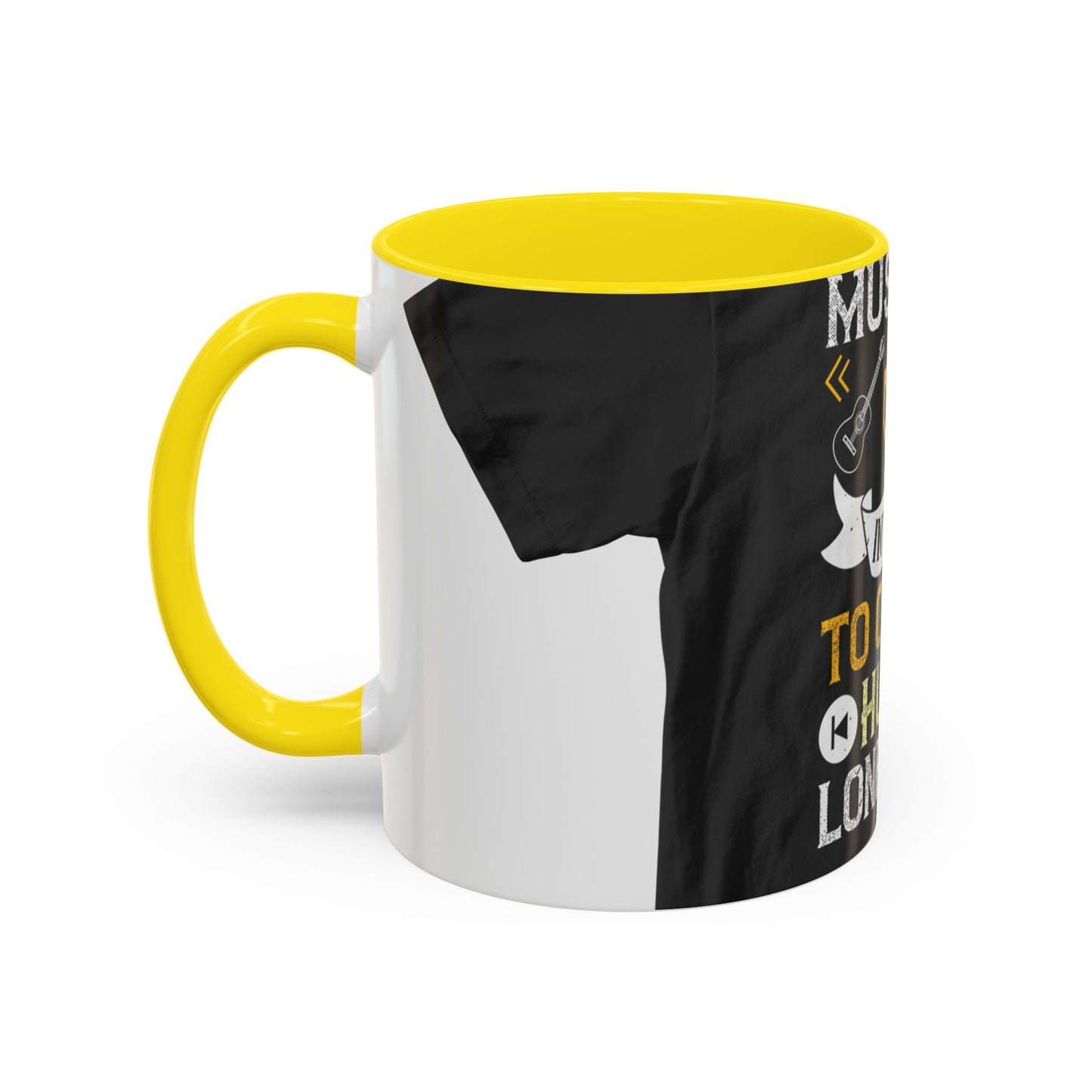 Music was invented to confirm human loneliness — Accent Mug 11/15oz