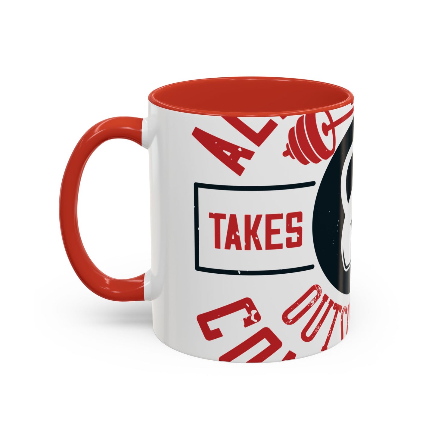 All progress takes place outside the comfort zone-01 — Accent Mug 11/15oz