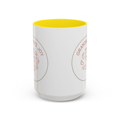 Accent Coffee Mug - Grandma's Joy | Perfect Gift for Grandparents, Coffee Lovers, Family Gatherings, Birthdays, Special [...]