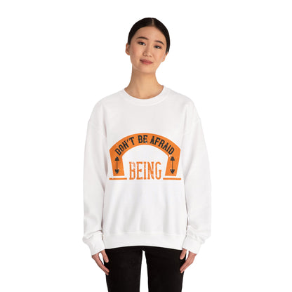 DonΓÇÖt be afraid of being a beginner-01 — Unisex Heavy Blend Crewneck (G18000)
