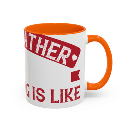 My grandfather always said that living is like licking honey off a thorn-01 — Accent Mug 11/15oz