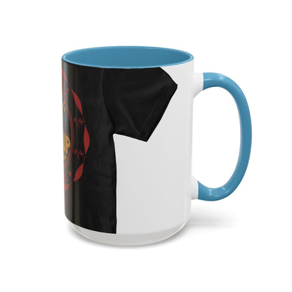 motorcycle group riding — Accent Mug 11/15oz