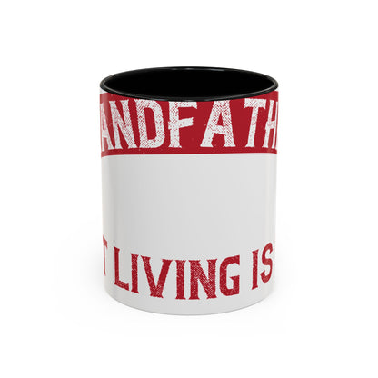 My grandfather always said that living is like licking honey off a thorn-01 — Accent Mug 11/15oz